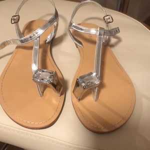 Silver Sandals